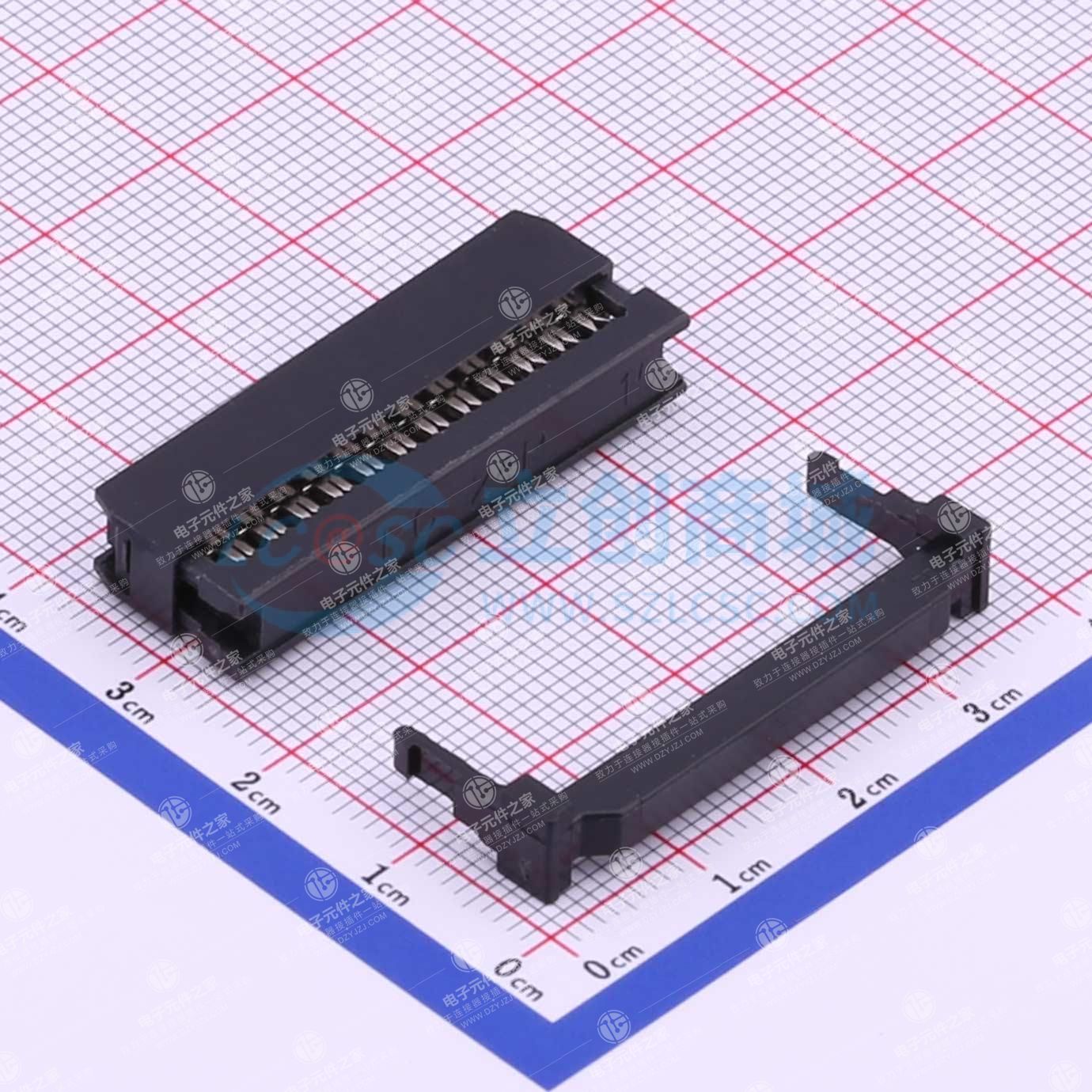 三件套 2.54mm 2x12P 排数:2 每排P数:12