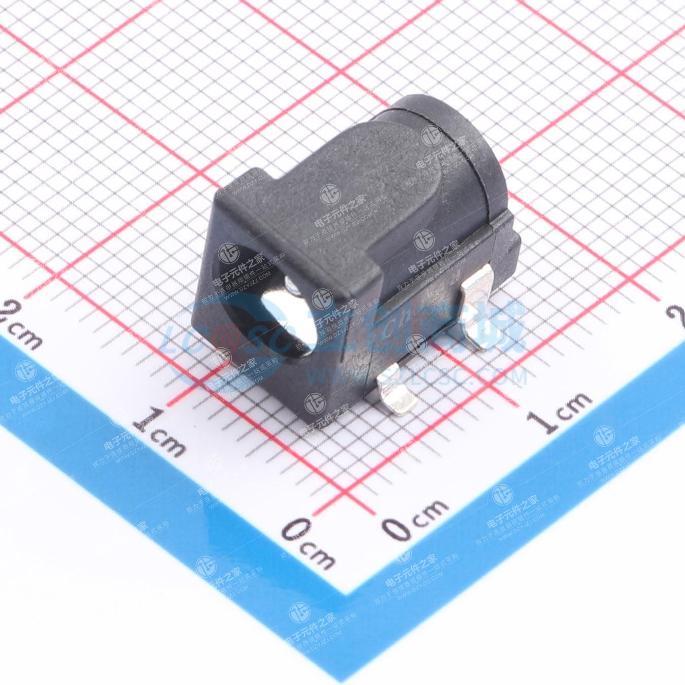 DC电源插座 内径:2mm 外径:6.4mm