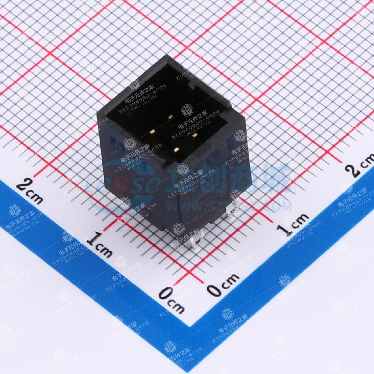 2x3P 间距:2.5mm 直插