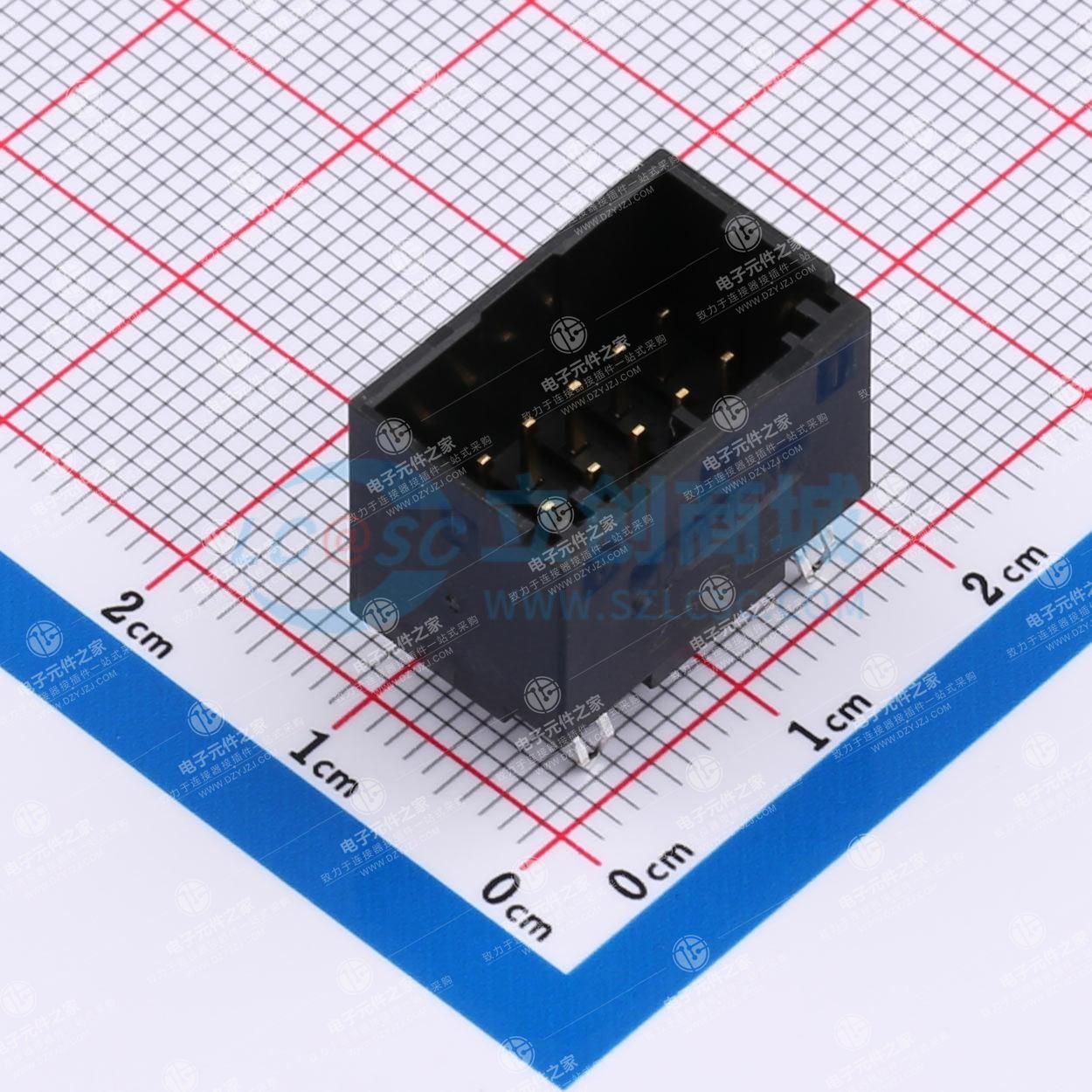 2x6P 间距:2.5mm 直插