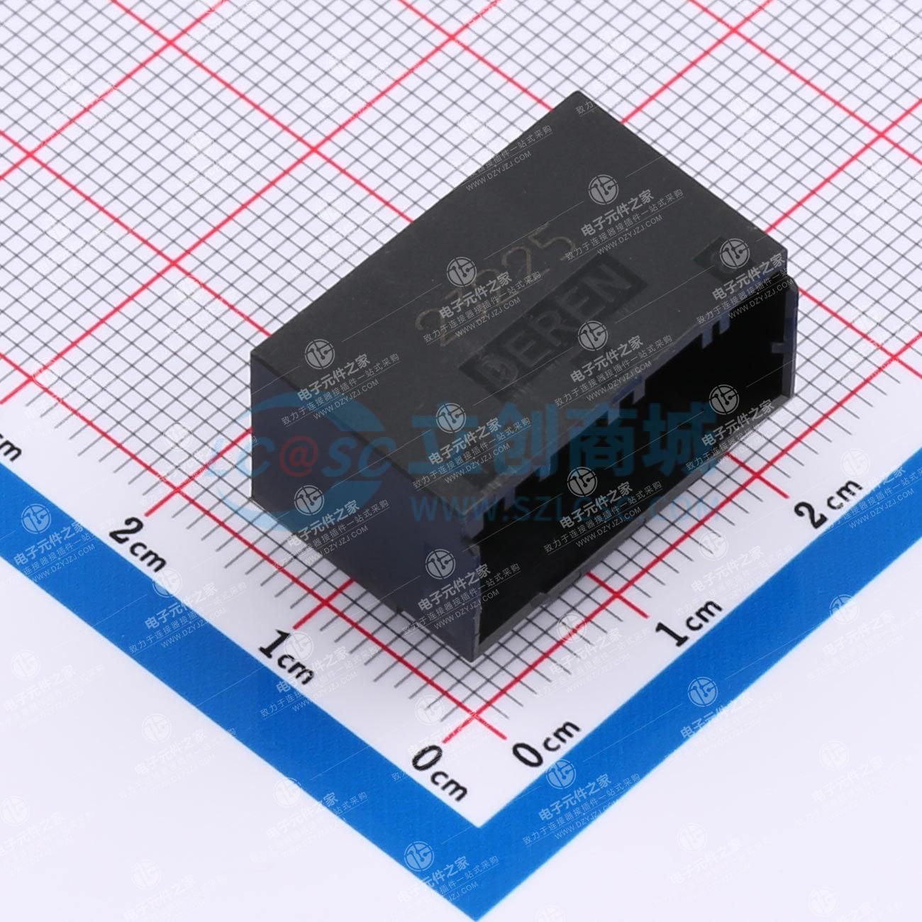 2x8P 间距:2.5mm 弯插