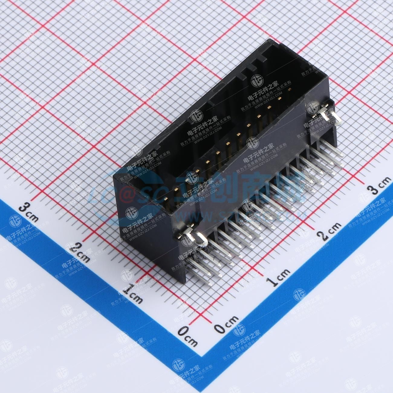 2x14P 间距:2mm 弯插