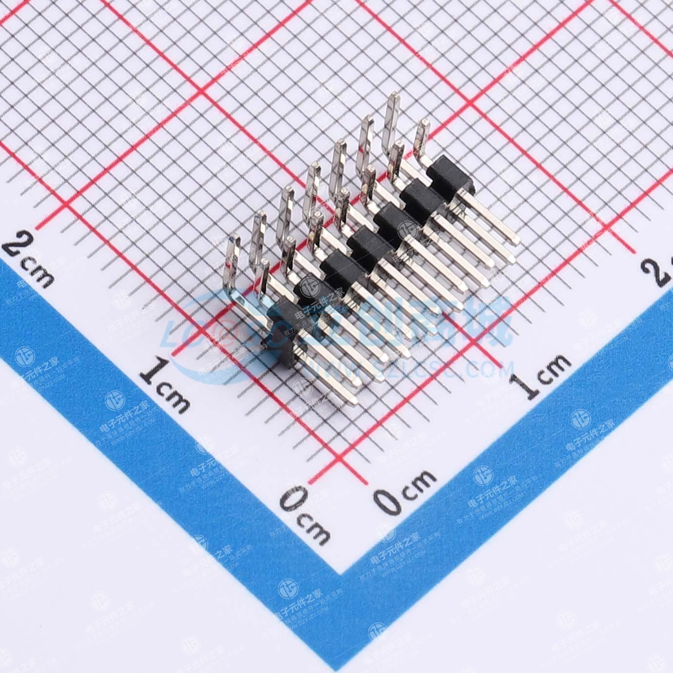 2x7P 间距:2mm 方针 弯插