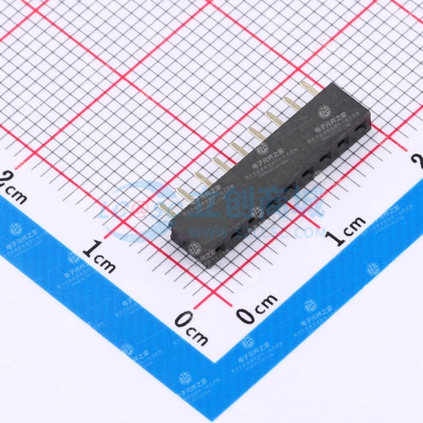 1x9P 间距:2mm 直插