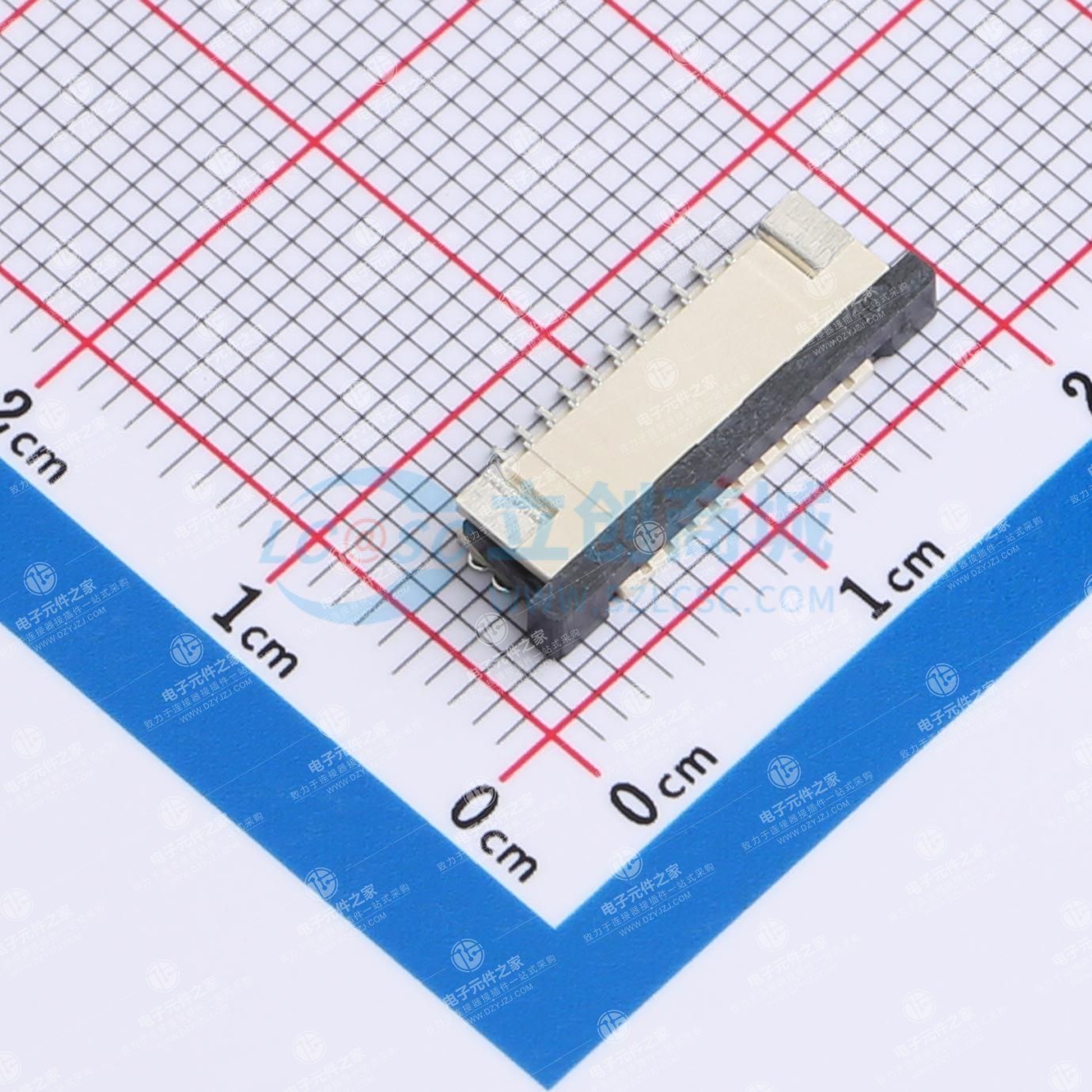 抽屉式 下接 P数:10P 间距:1mm