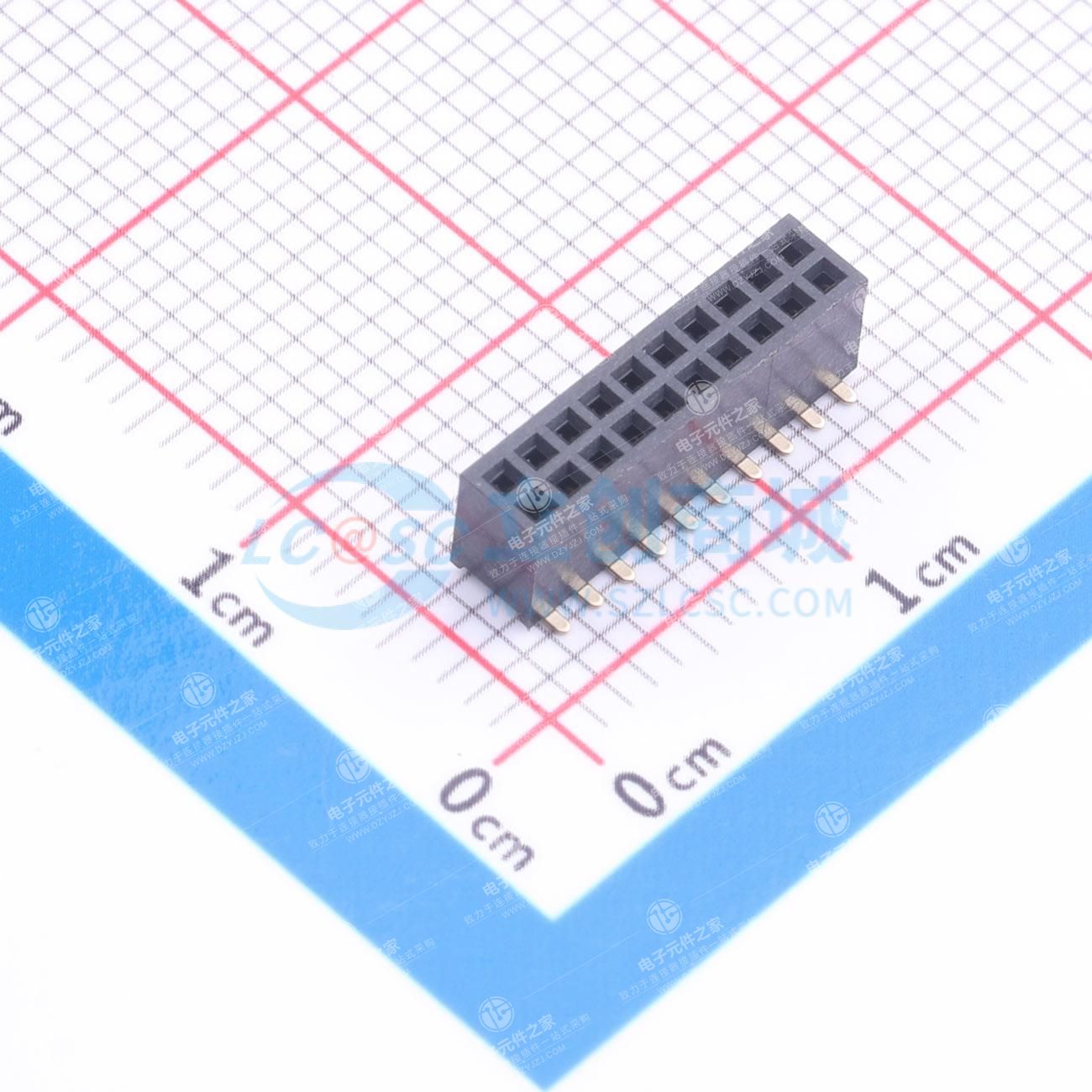 间距:1.27mm 立贴