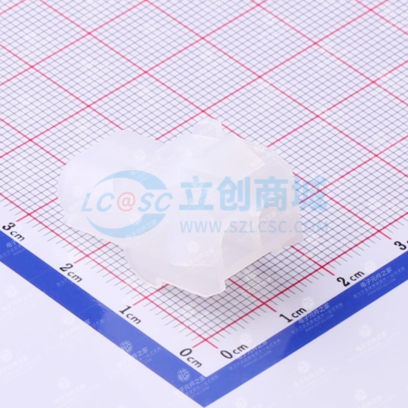 透明 1x2P 6.3mm