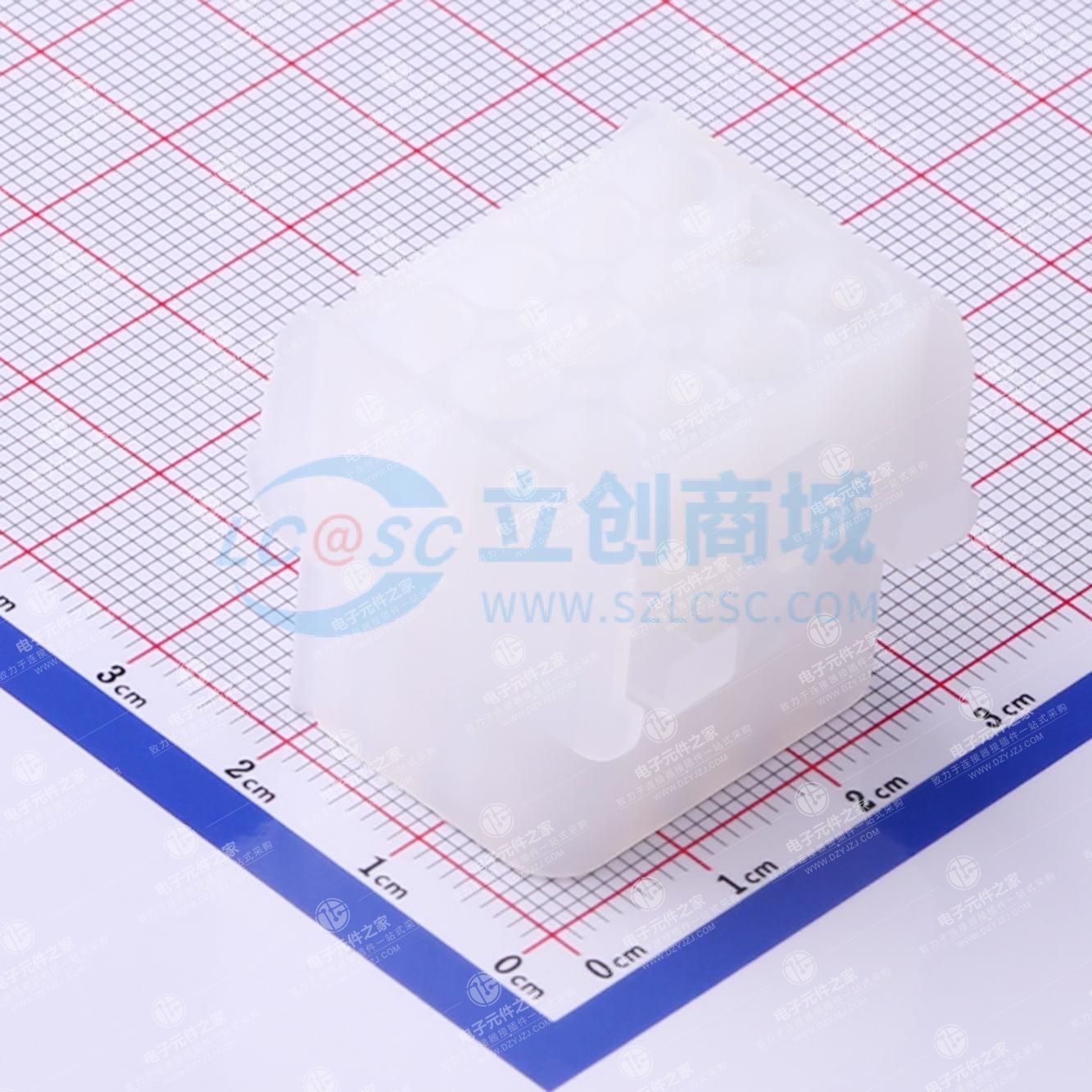 透明 3x4P 6.3mm