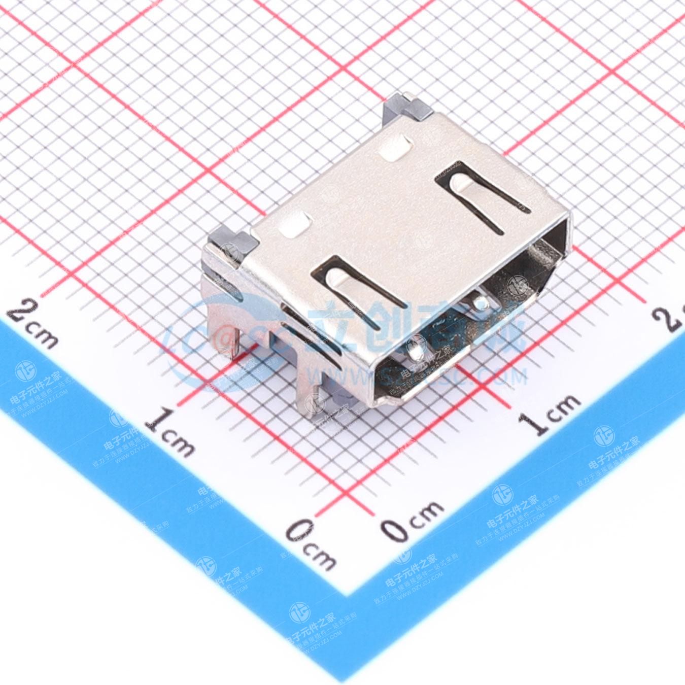 HDMI SMT 型无法兰连接器