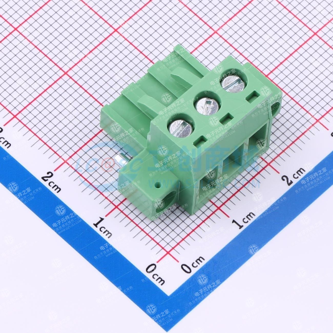1x3P 5.08mm 排数:1 每排P数:3
