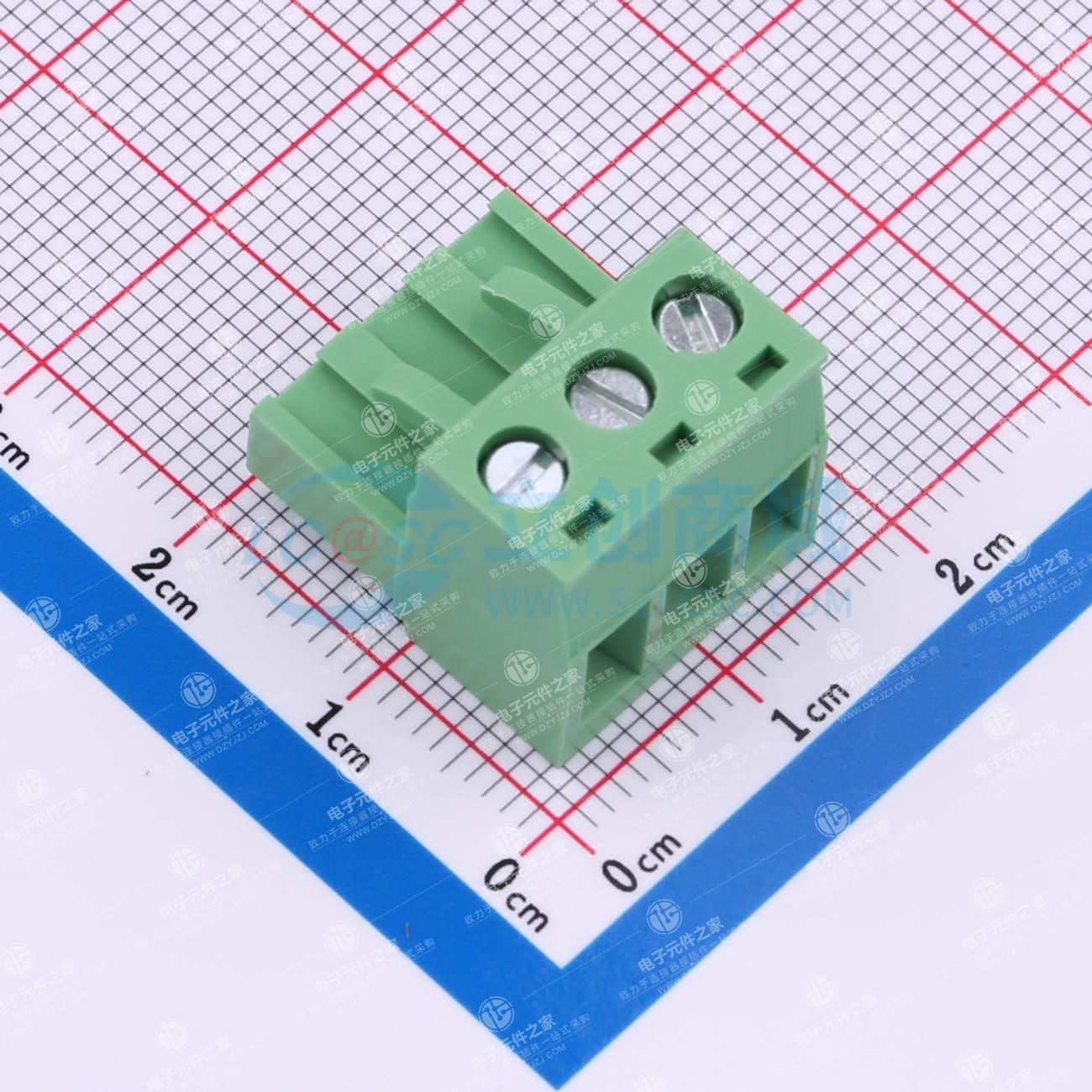 1x3P 5.08mm 排数:1 每排P数:3