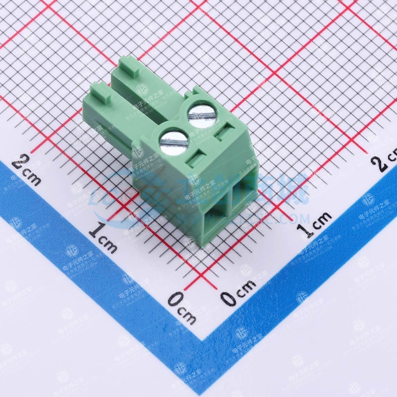 1x2P 3.81mm 排数:1 每排P数:2