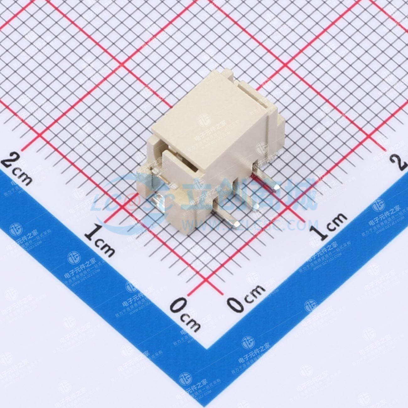 1x3P 间距:2.5mm 立贴 系列:XH