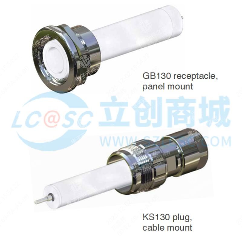 GES 7200300 KS130/8-9.5/PTFE 高压连接器