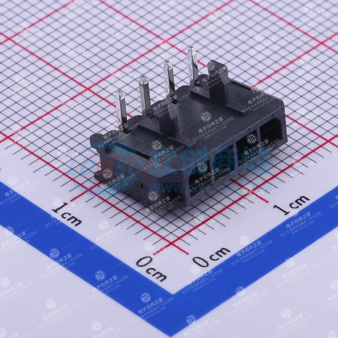 1x4P 间距:3mm 弯插
