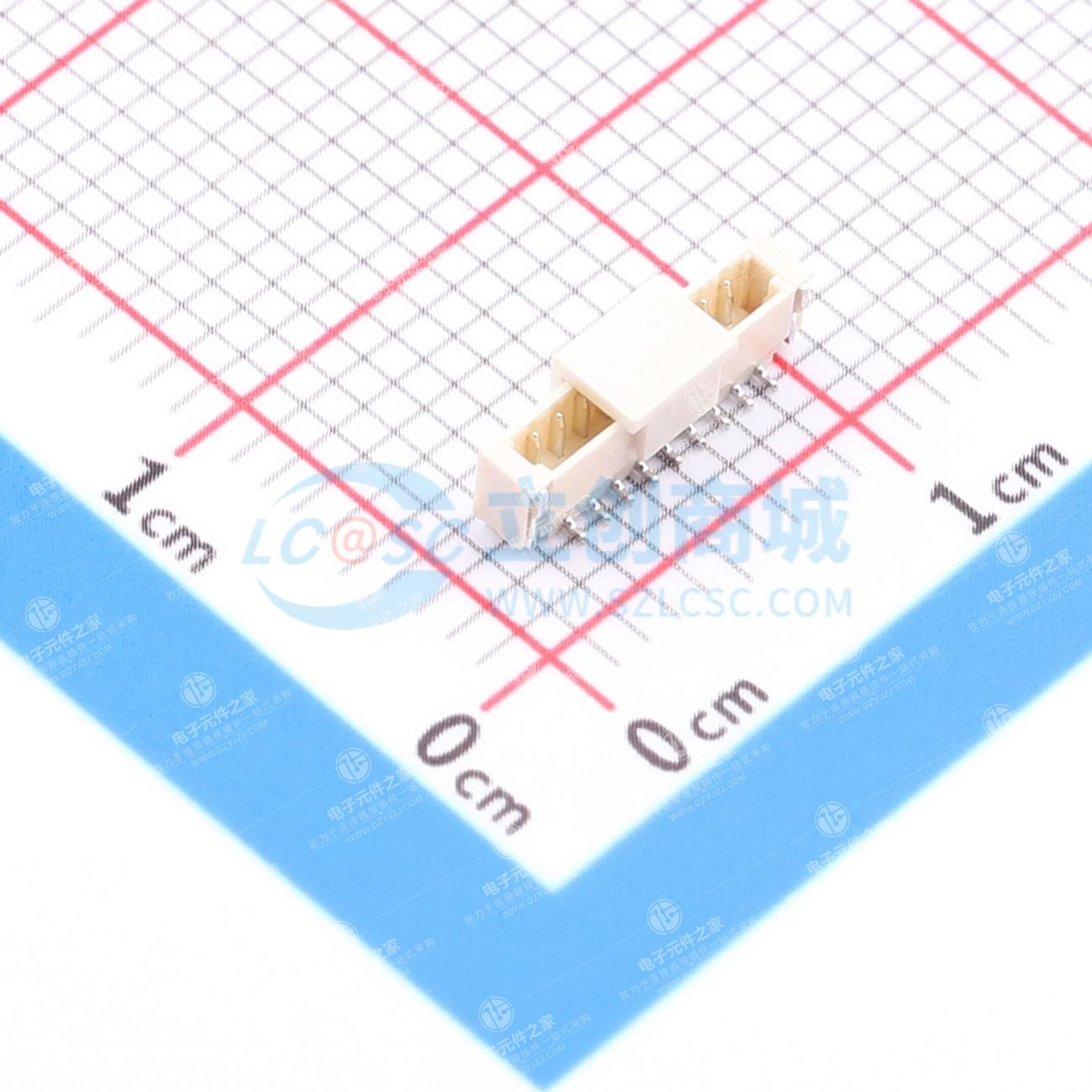 1x9P 间距:0.8mm 立贴