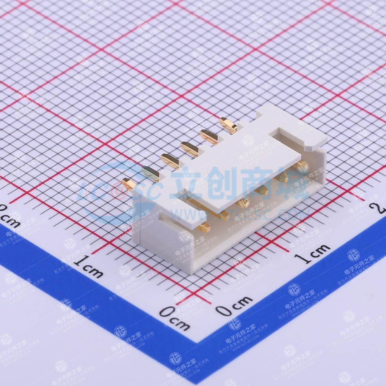 1x6P 间距:2.5mm 直插