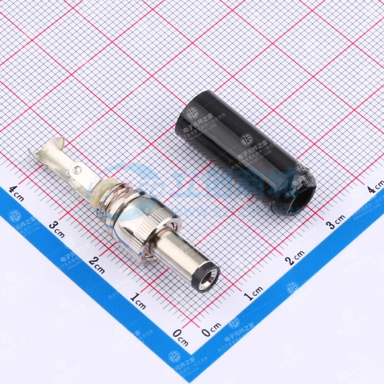 2件套 DC电源插头 内径:2.5mm 外径:5.5mm