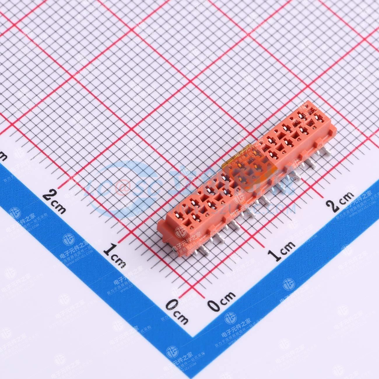 PIN:18P 间距:1.27mm 针孔对接