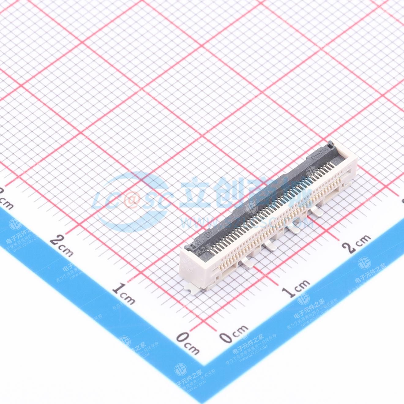 翻盖式 下接 P数:40P 间距:0.5mm