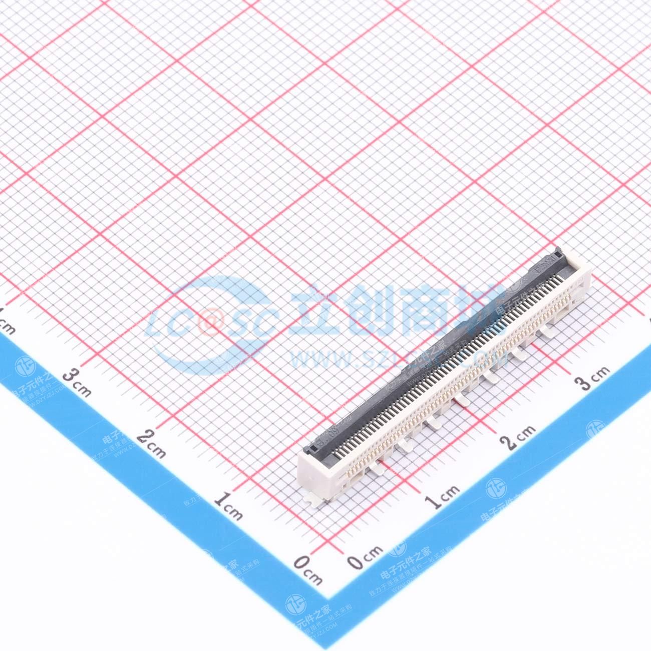 翻盖式 下接 P数:60P 间距:0.5mm