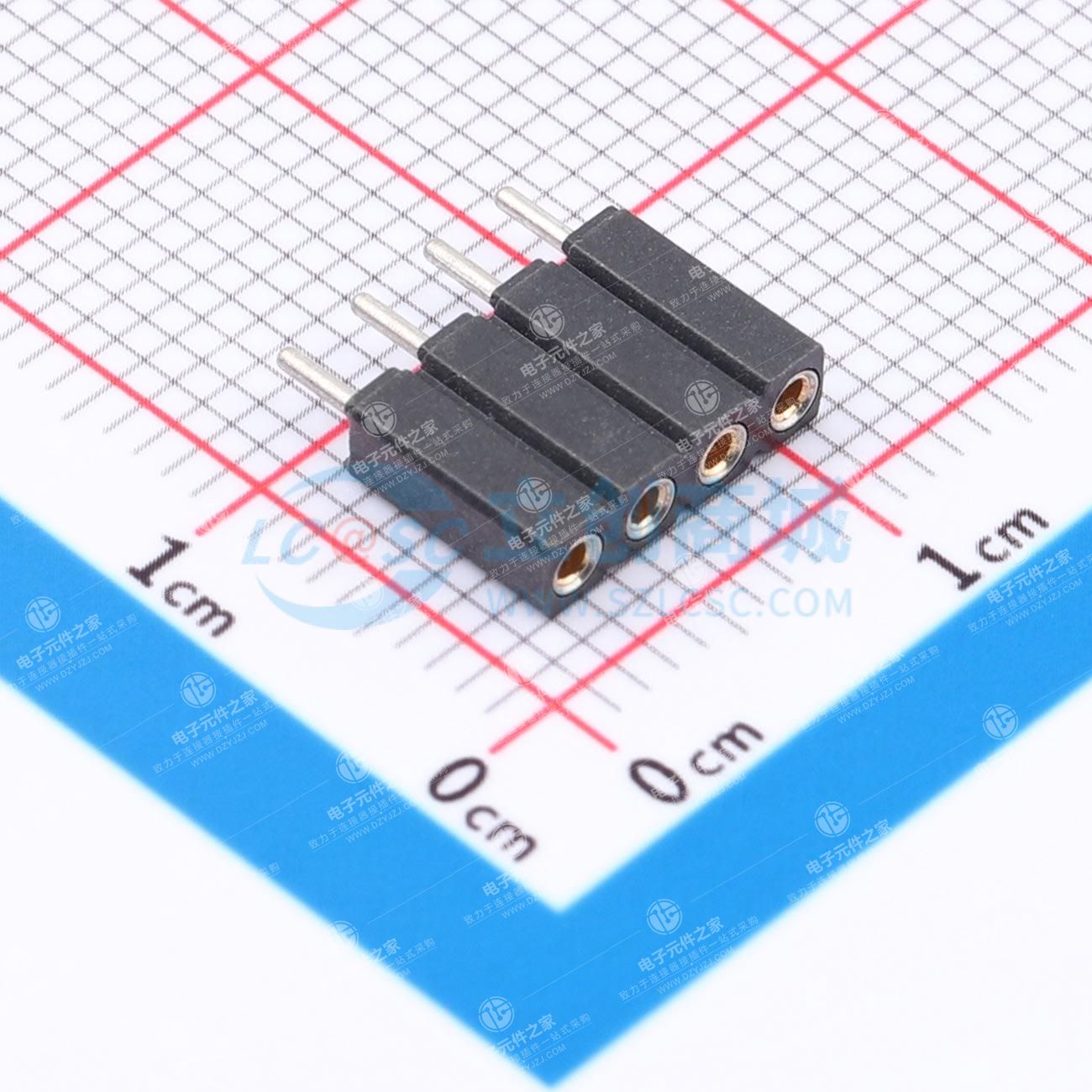 1x4P 间距:2.54mm 直插