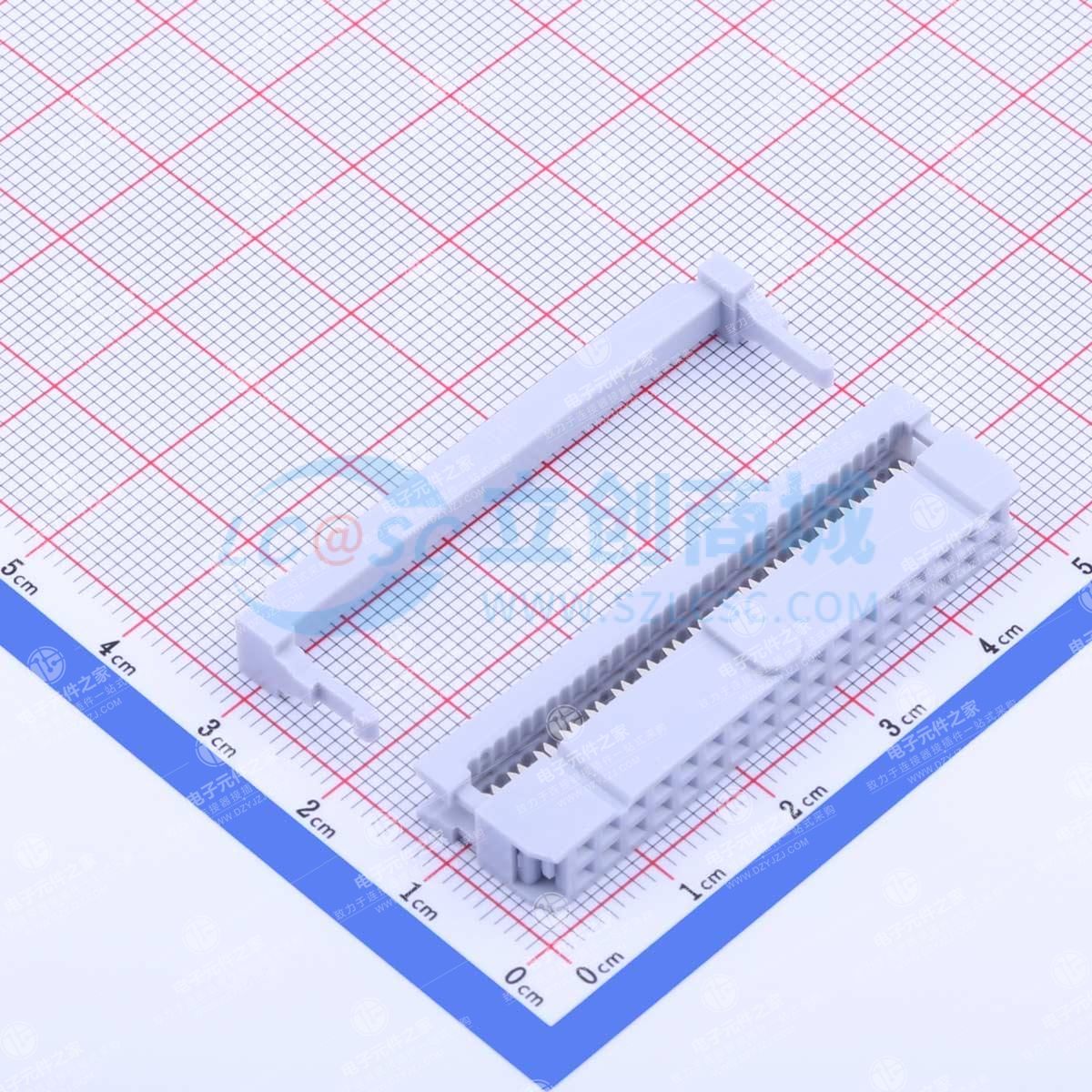 2件套 2.54mm 2x17P 排数:2 每排P数:17