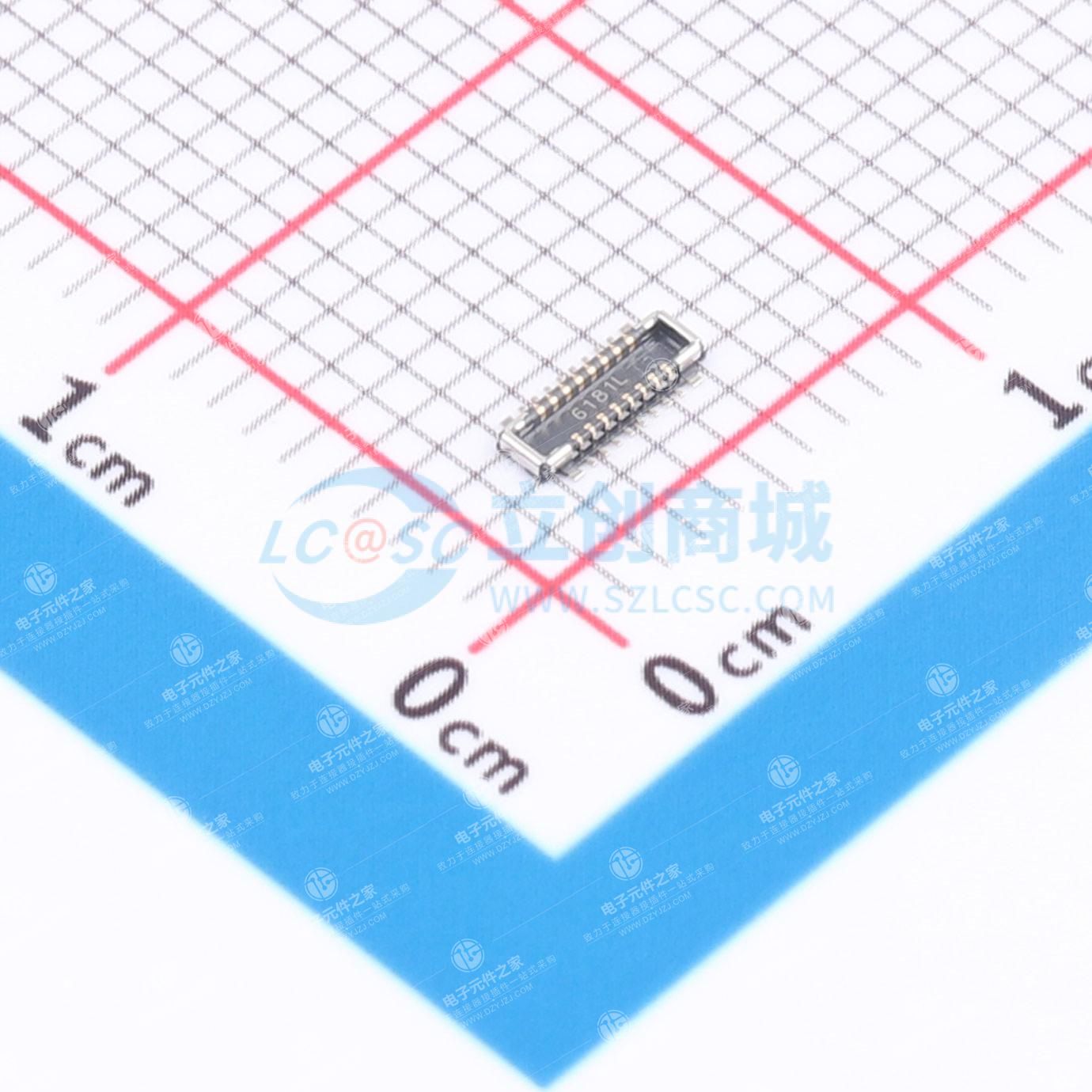 PIN:16P 间距:0.35mm 立贴