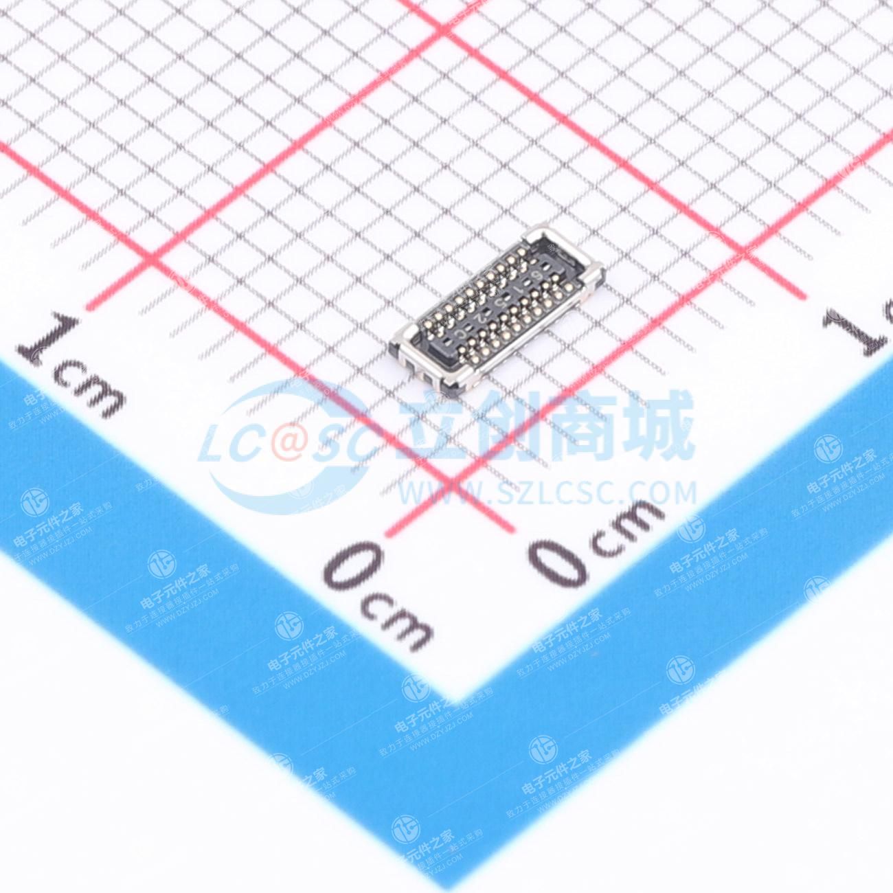 PIN:16P 间距:0.35mm 立贴