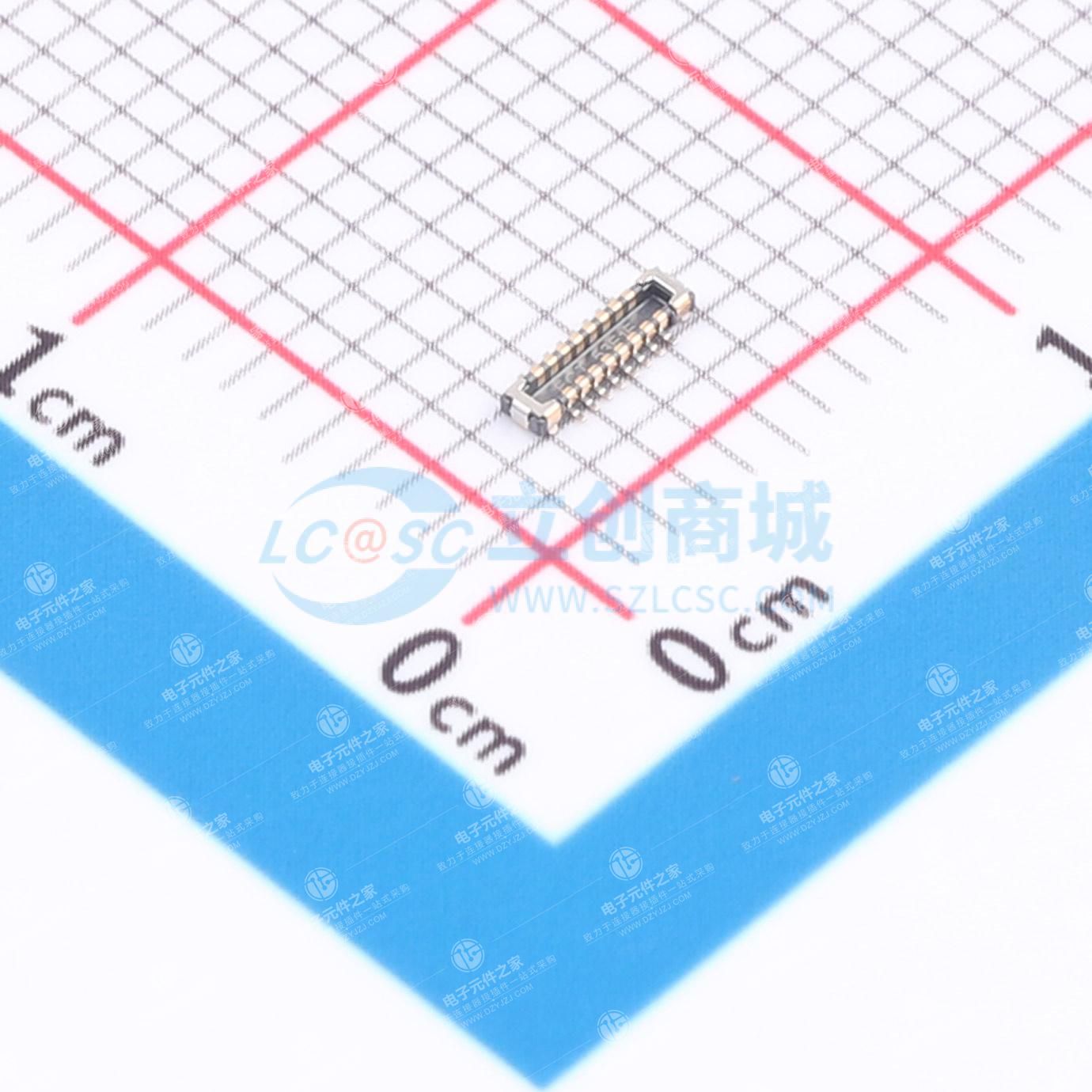 PIN:18P 间距:0.35mm 立贴