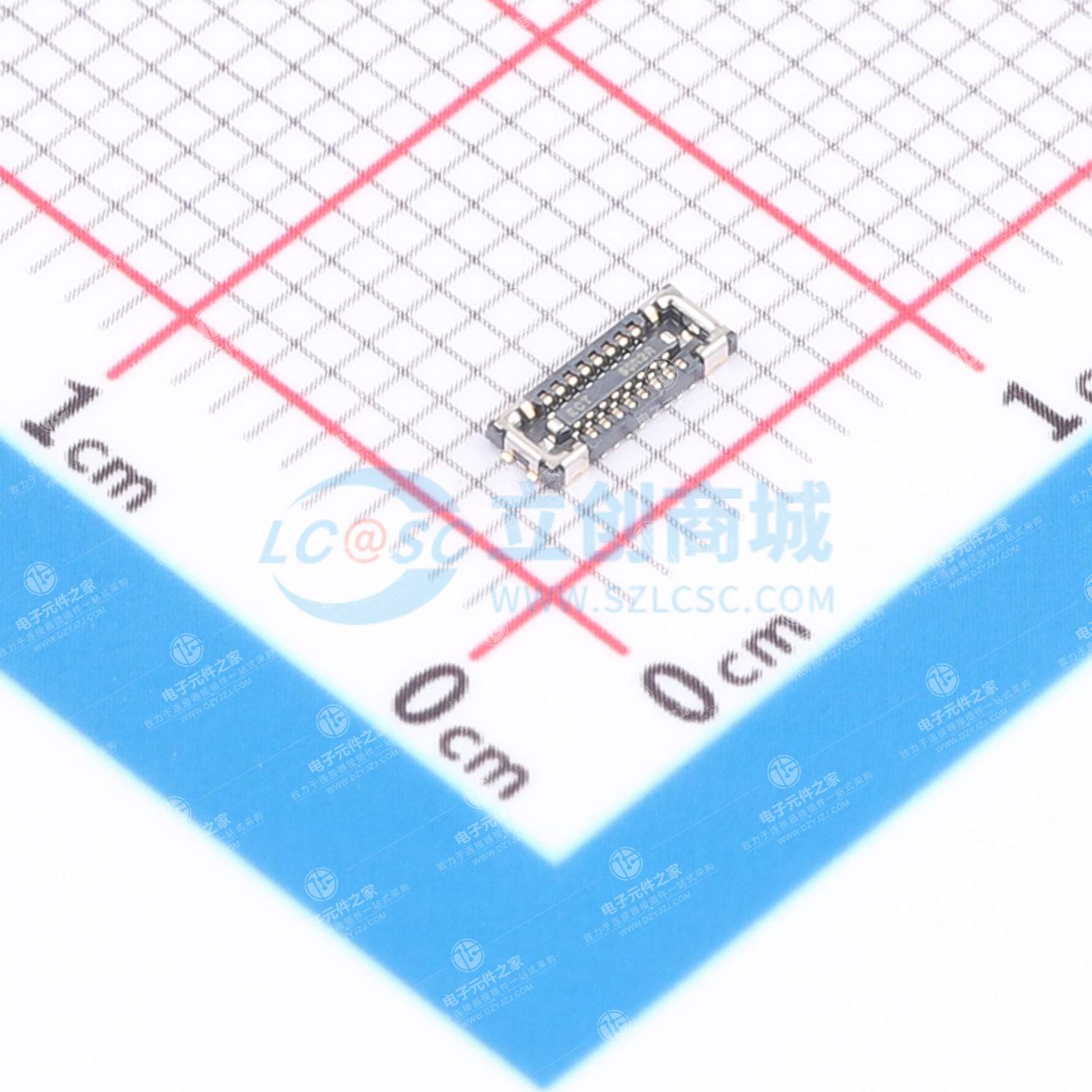 PIN:18P 间距:0.35mm 立贴