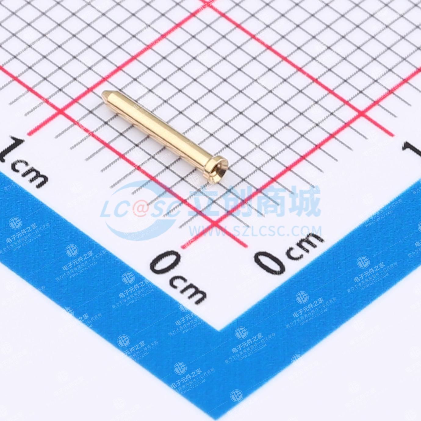 插座，可接受特定直径引脚