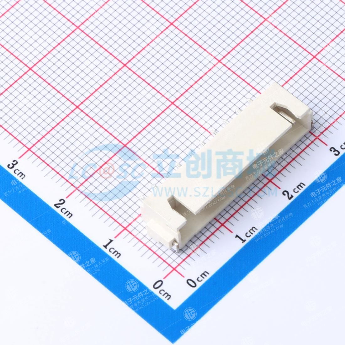 1x10P 间距:2.5mm 卧贴 系列:XH