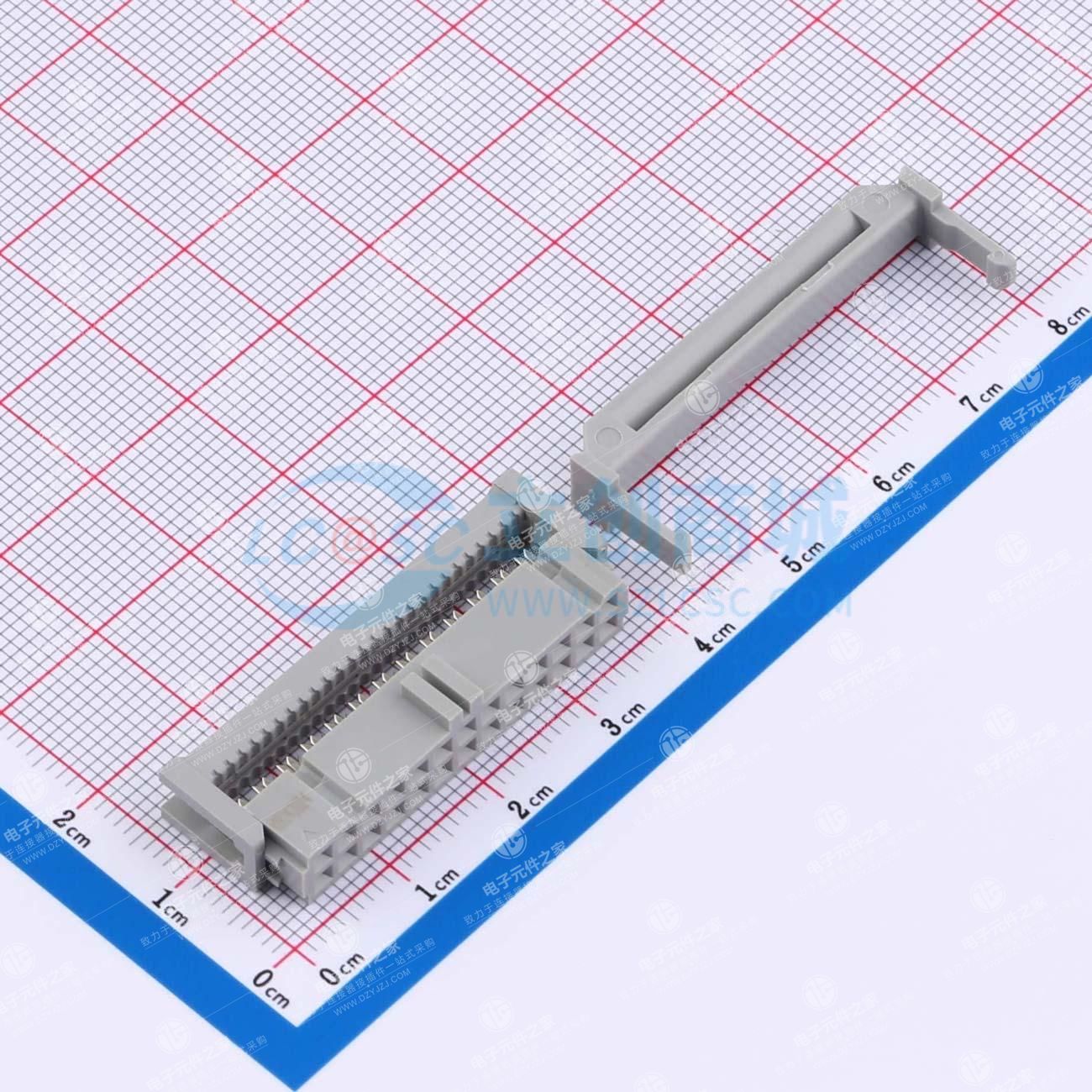 2件套 2.54mm 2x13P 排数:2 每排P数:13