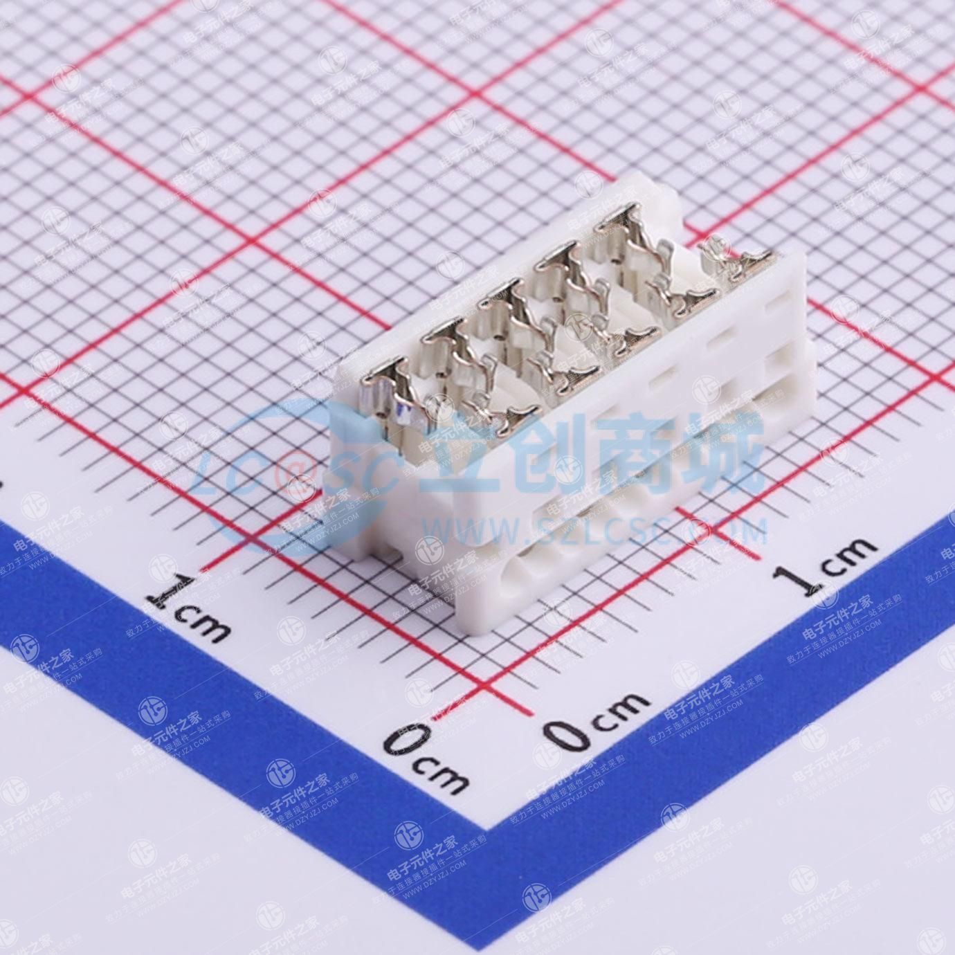 2.54mm 2x5P 排数:2 每排P数:5