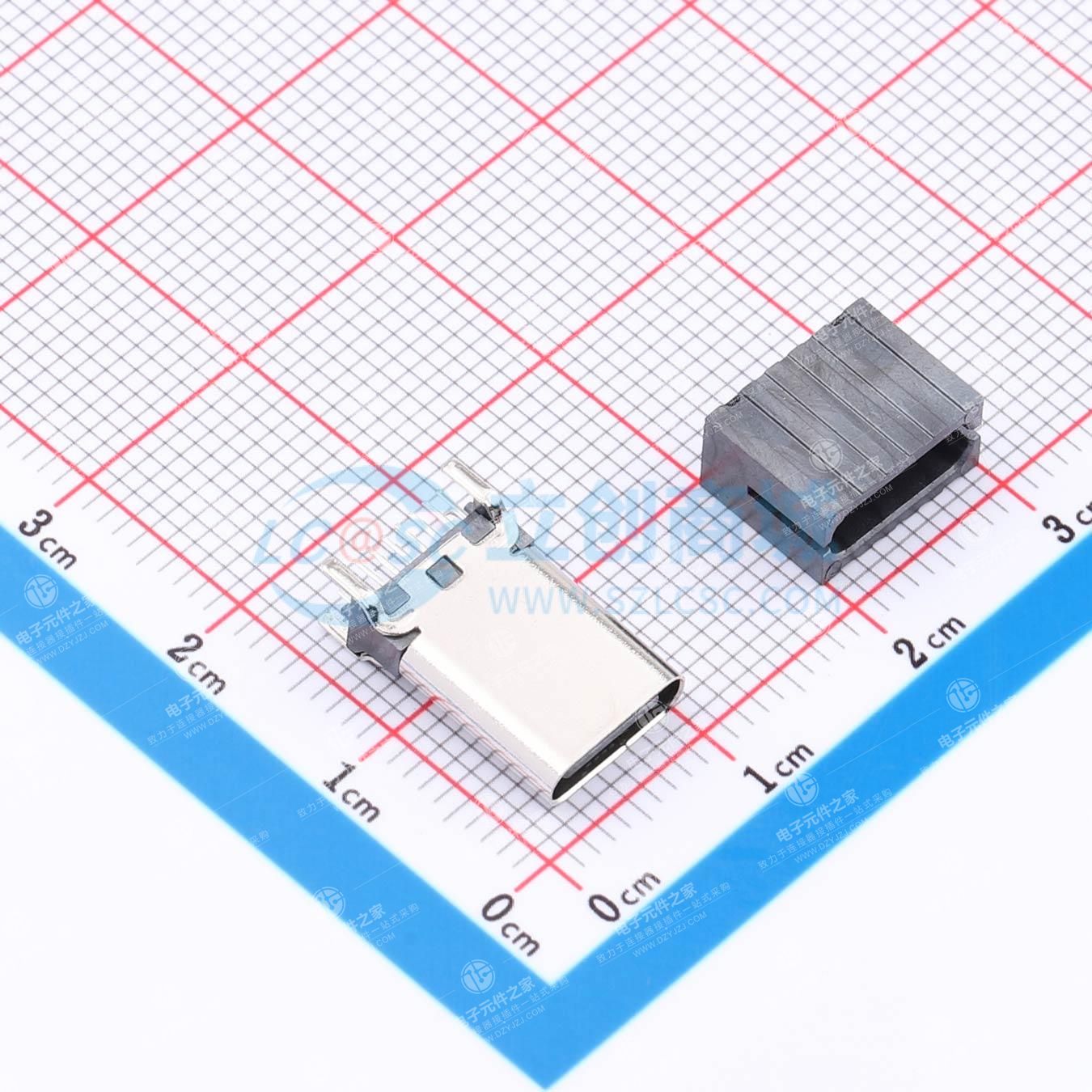 Type-C 母 直插