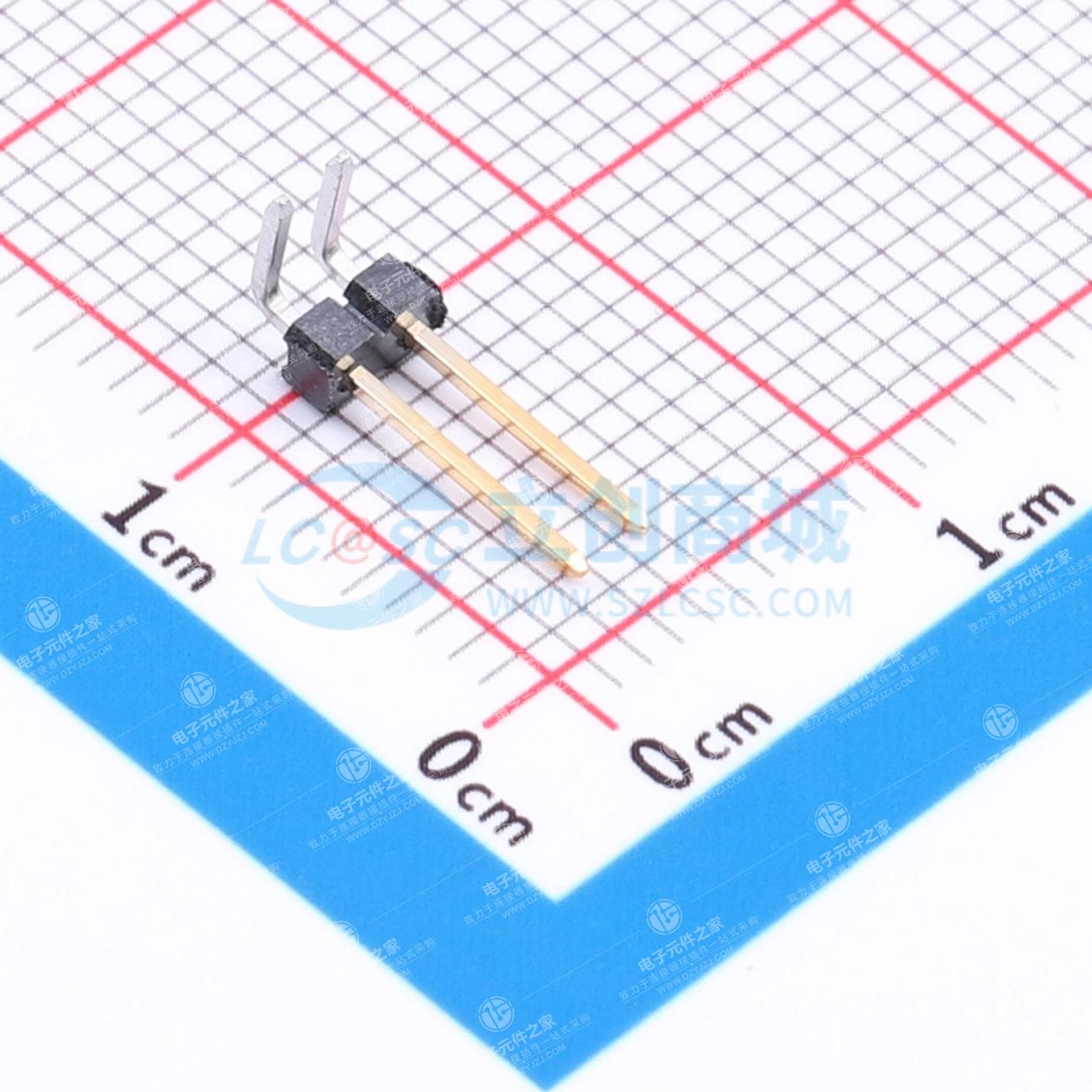 1x2P 间距:2mm 弯插