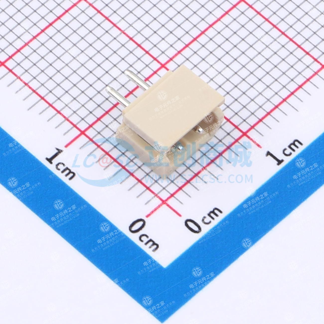 1x2P 2.5mm 直插