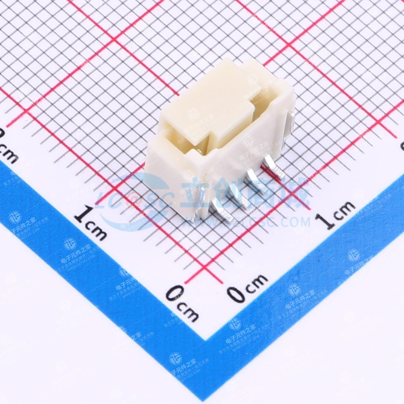1x4P 2mm 卧贴