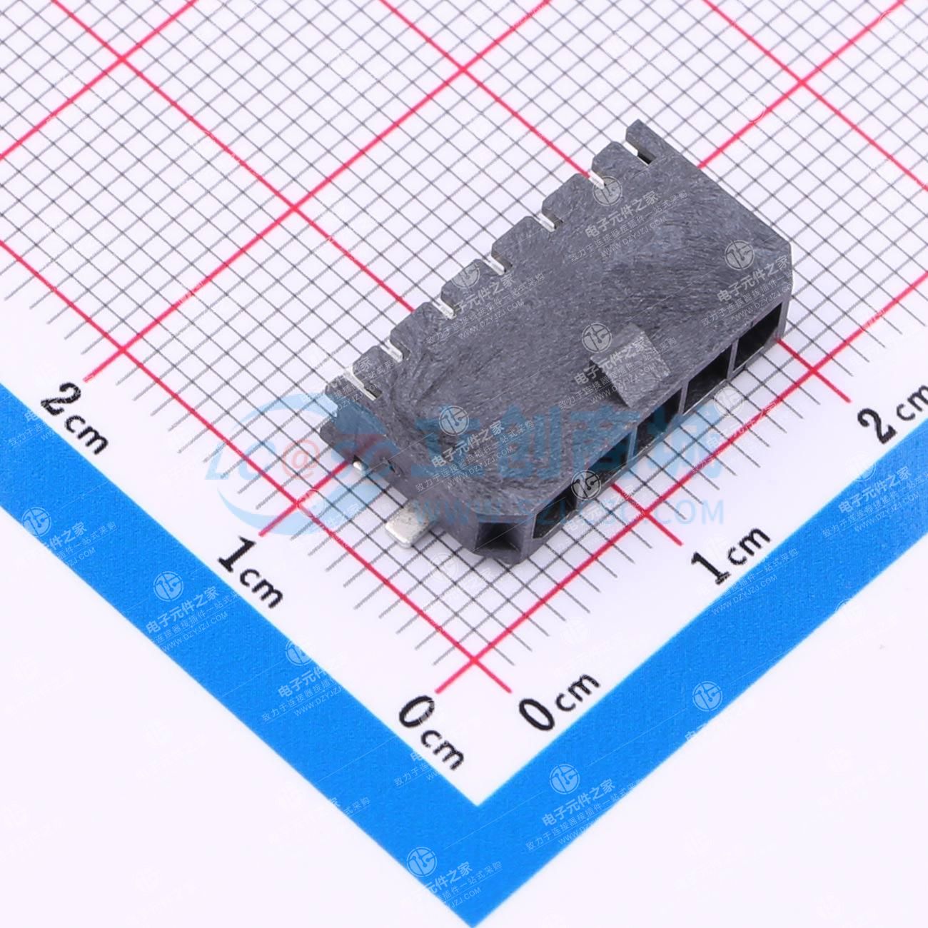 1x5P 间距:3mm 卧贴