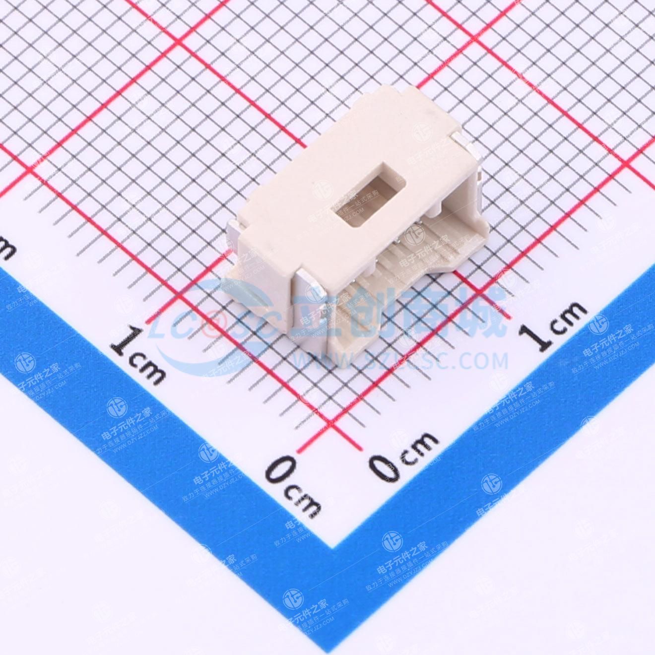 1x5P 1.5mm 卧贴