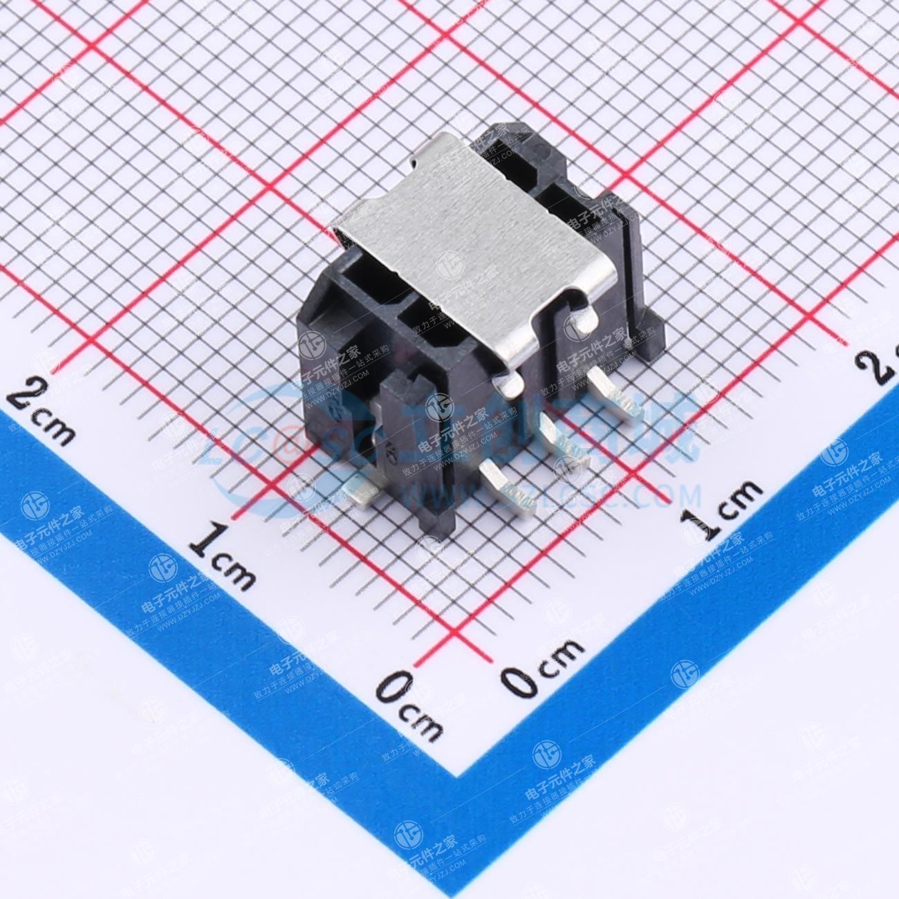 2x3P 间距:3mm 立贴