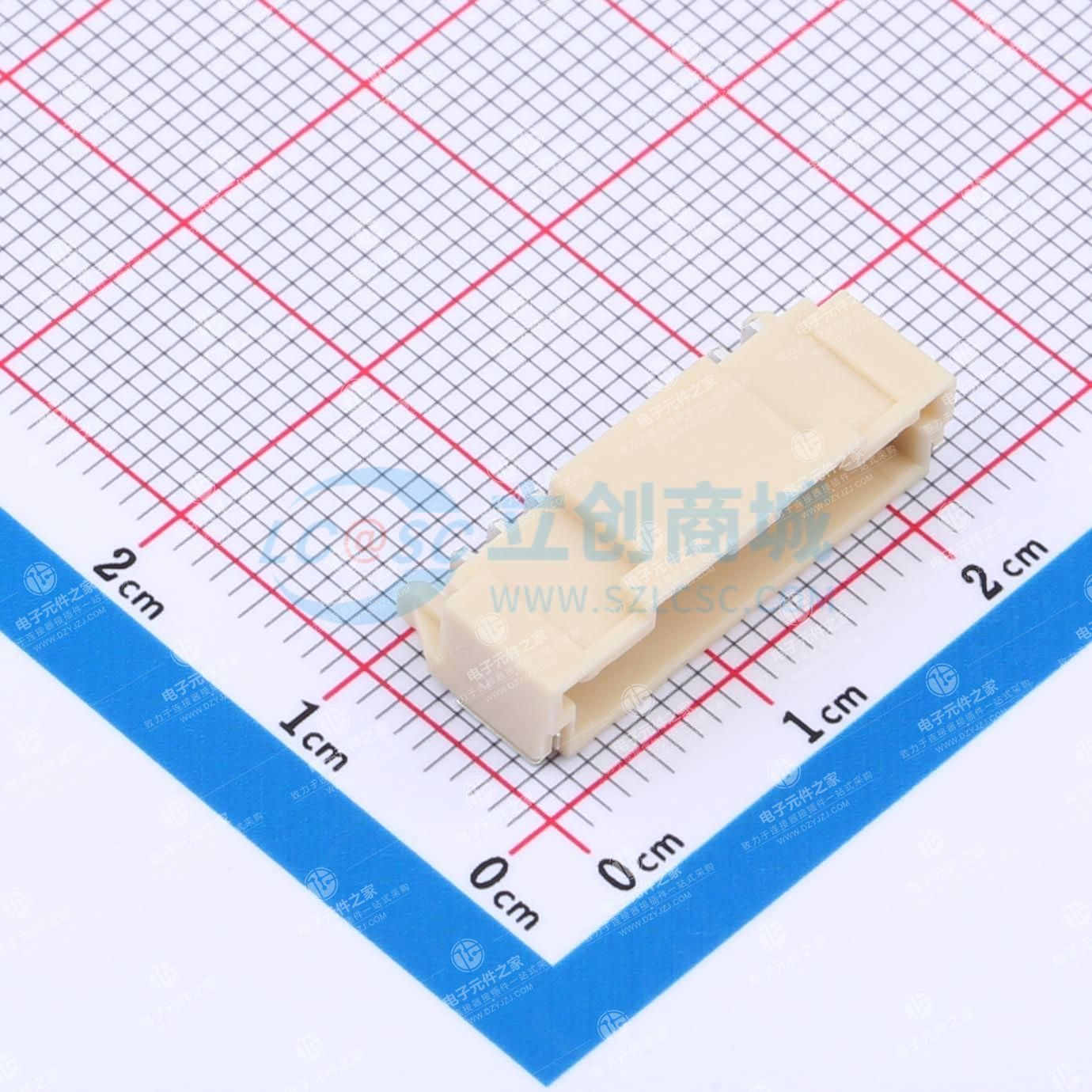 1x9P 间距:2mm 卧贴