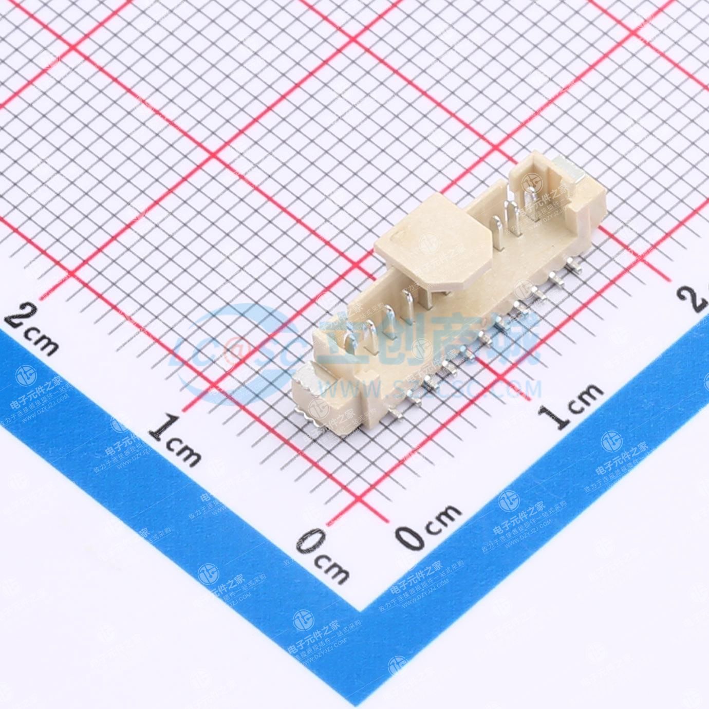 1x11P 间距:1.25mm 卧贴