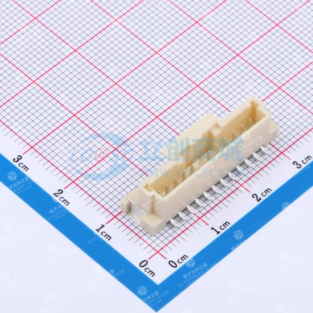 1x12P 间距:2mm 立贴