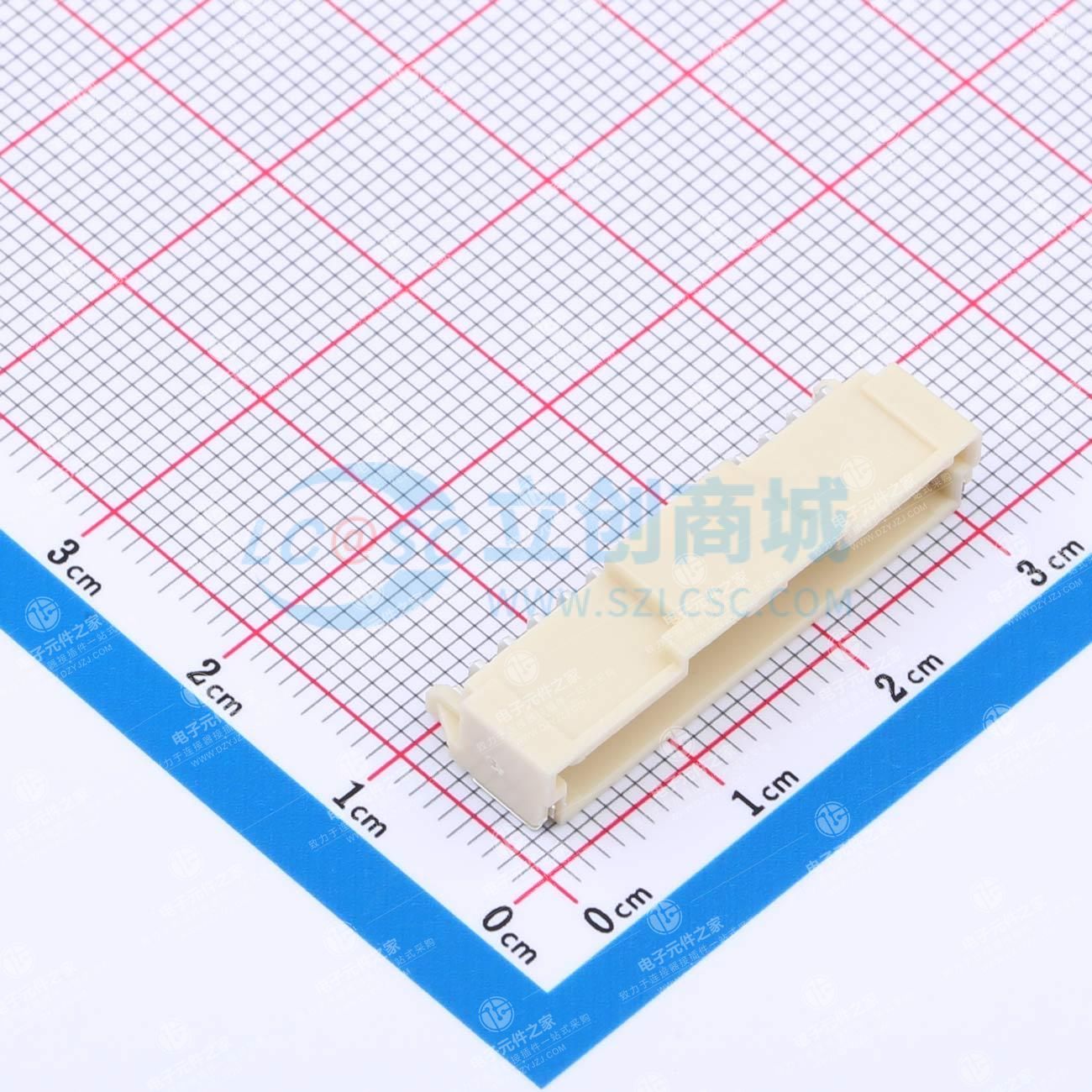 1x13P 间距:2mm 卧贴