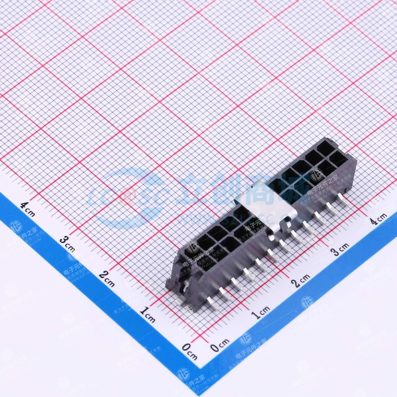 2x12P 间距:3mm 立贴