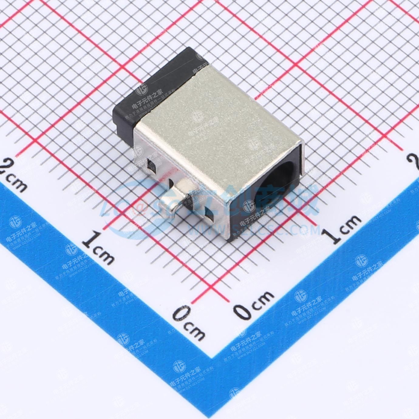 DC电源插座 内径:1.7mm 外径:4.45mm