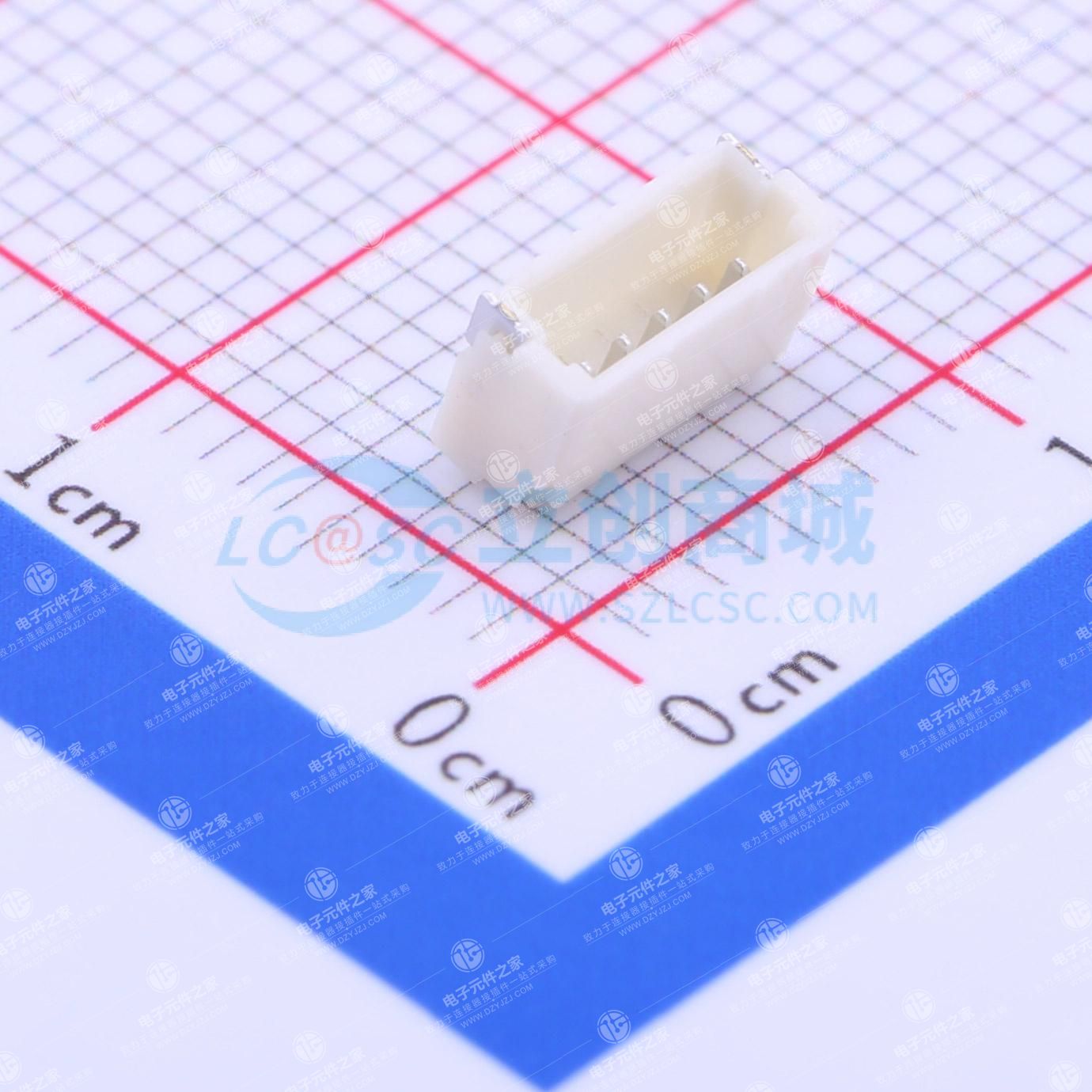 1x5P 间距:1mm 卧贴