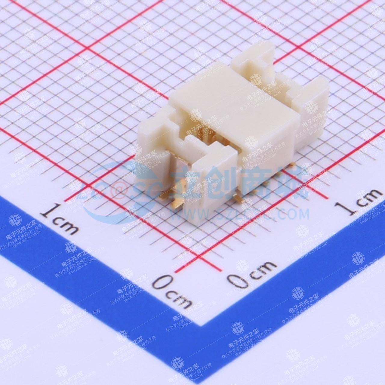 2x5P 间距:1.25mm 立贴